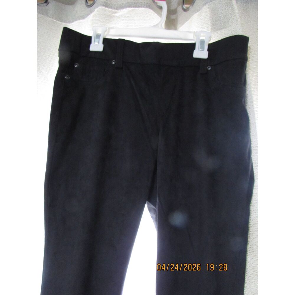 Emily B size 8 nwt black pants very soft pull-on elastic waist stretch